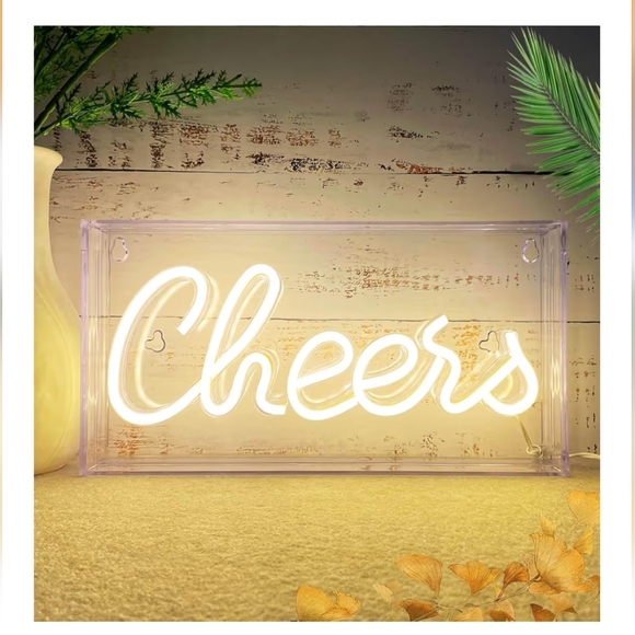 🥂NIB🥂Cheers Neon Light Sign - Picture 5 of 9
